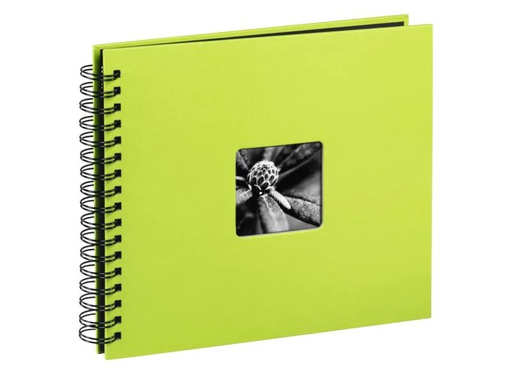[90143130 1064770] Hama Fotoalbum Fine Art 36 x 32 cm Hellgrün, 50 schwarze Seiten