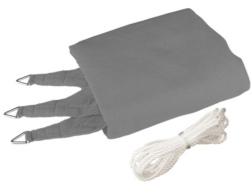 [90143150 1166666] Windhager Sonnensegel 400 cm, Dreieck, Grau