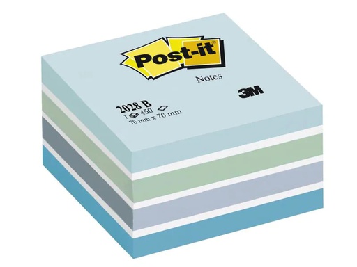 [90014299 126829] Post-it Notizzettel Post-it 7,6 x 7,6 cm Würfel Farbig