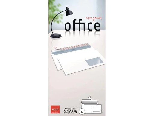 [90014305 868341] ELCO Couvert Office C5/6 Fenster rechts, 50 Stück