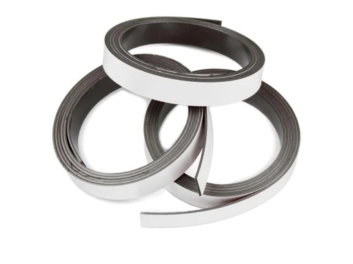 [90143282 279380] supermagnete Magnetband 10 mm x 1 m,  Weiss