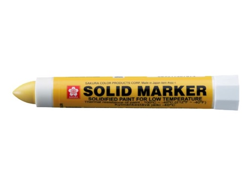 [90143310 998489] Sakura Permanent-Marker Solid Low Temperature Gelb