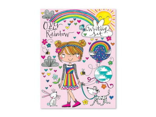 [90143326 1189595] Rachel Ellen Briefpapierset Rainbow