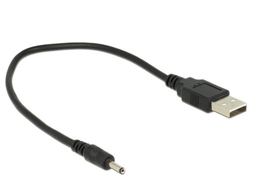 [90143328 483202] Delock USB-Stromkabel DC Hohlstecker 3/1.1mm USB A - DC 0.27 m