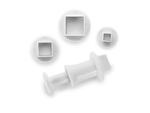 [90143372 478170] Ibili Guetzli-Ausstecher-Set 4 Stück, Geometrische Figur