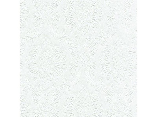 [90143397 540736] Paper + Design Papierservietten Ornament 33 cm x 33 cm, 16 Stück, Weiss