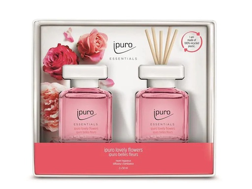 [90143408 1159380] ipuro Duftstäbchen Lovely Flowers 2 x 50 ml Set 100 ml