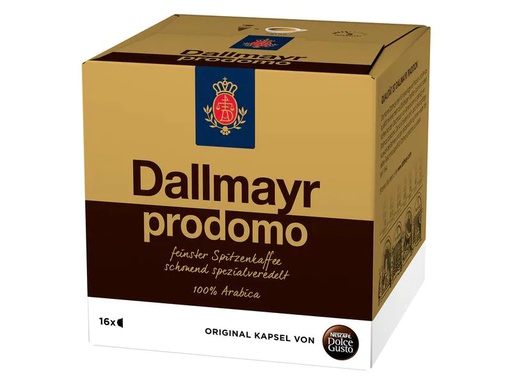 [90143422 1084045] Nescafé Kaffeekapseln Dolce Gusto Dallmayr Prodomo 16 Stück