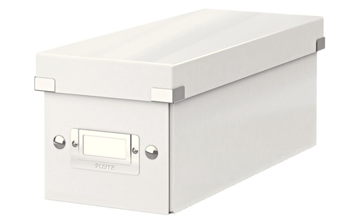 [90143432 370036] Leitz Aufbewahrungsbox 30 CD-Hüllen, Weiss