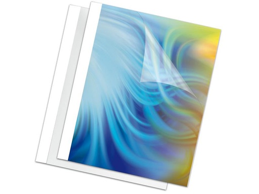 [90143571 80093] Fellowes Einbanddeckel für 9-32 Blatt, 200 g/m², 100 Stück, Weiss