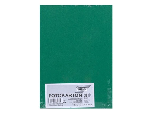 [90143637 1098825] Folia Fotokarton A4, 300 g/m², 50 Blatt, Tannengrün