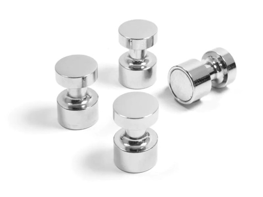 [90143656 894690] Trendform Haftmagnet HOLD-IT Silber, 4 Stück