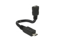 Delock USB-OTG-Kabel ShapeCable Micro-USB B - Micro-USB B 0.15 m