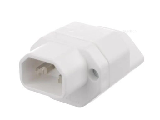[90143714 151690] STEFFEN Adapterstecker C14 - T13 Weiss