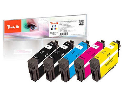 [90143755 1096838] Peach Tinte Epson Nr. 16 2x BK, je 1x C,M,Y
