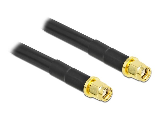 [90143795 1142888] Delock Antennenkabel LMR/CFD300 RP-SMA zu RP-SMA, 5 m