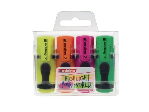 [90014367 551742] edding Textmarker Mini 7 4 Stück