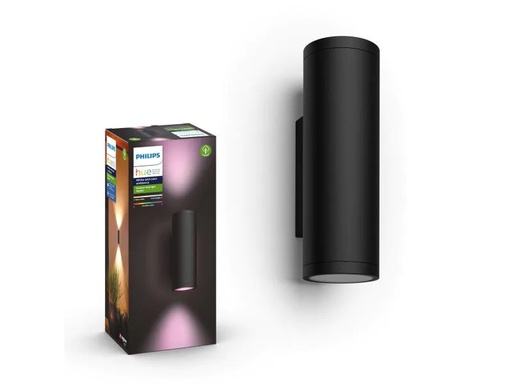 [90014377 1025206] Philips Hue White &amp; Color Ambiance Outdoor Appear Wandleuchte Schwarz