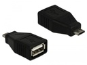 Delock USB 2.0 Adapter USB-MicroB Stecker - USB-A Buchse