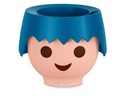 Lechuza Pflanzentopf OJO Blau