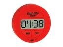 TFA Dostmann Timer Digital mit Stoppuhr, Rot
