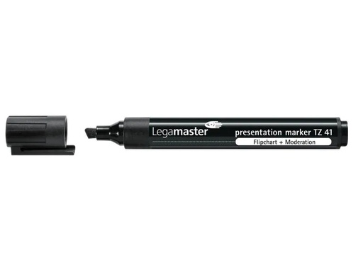 [90144295 917873] Legamaster Flipchart-Marker TZ 41 Schwarz, 1 Stück