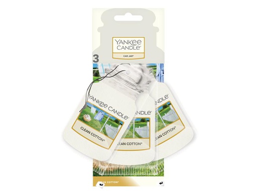 [90144304 1153978] Yankee Candle Auto-Lufterfrischer Clean Cotton Car Jars 3 Stück