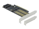 Delock Host Bus Adapter PCI-Ex16v4 - M.2 Key-B, M.2 Key-M, mSATA