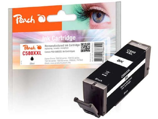 [90014425 1142516] Peach Tinte Canon PGI-580XXL Black