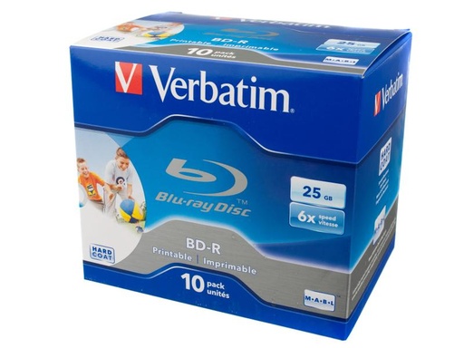 [90144625 119584] Verbatim BD-R 25 GB, Jewelcase (10 Stück)