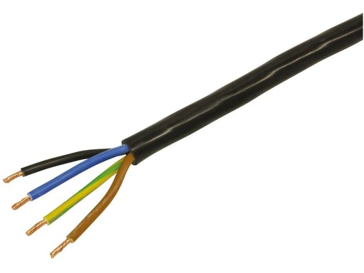 [90014446 878687] STEFFEN Installationskabel TD 4x 1.5 mm2 33 m Schwarz