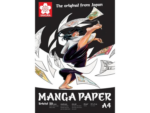 [90144727 995766] Sakura Zeichenblock Manga A4
