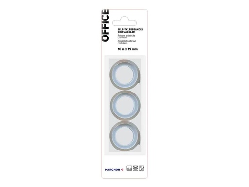 [90144769 879891] Office Klebeband 19 mm x 10 m, Transparent