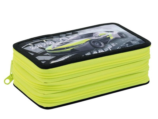 [90144786 1207292] Eberhard Faber Etui Triple Racecar 36-teilig, Grün
