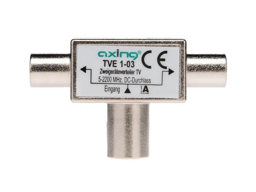 [90145094 82853] Axing Antennen-Adapter Koax-Zweigeräteverteiler