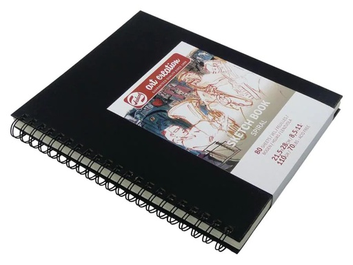 [90145272 997208] Talens Zeichenblock 21.5 x 28 cm Schwarz