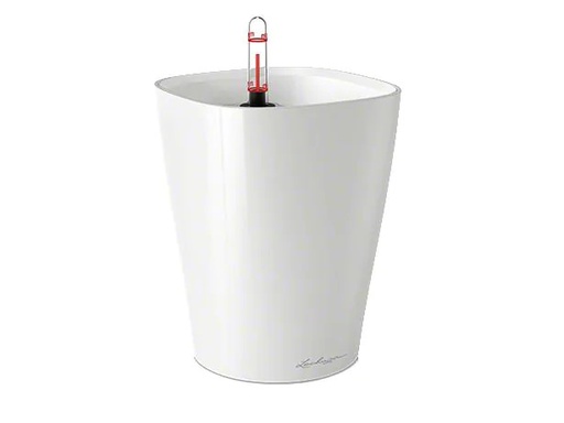 [90145421 411991] Lechuza Kräutertopf Deltini Premium Weiss hochglanz