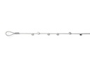 Trendform Fotoleine mit Magneten STEELY DAN VARIO Silber, 1 Stück