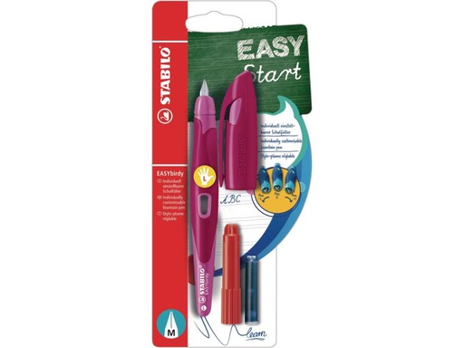 [90145544 851709] STABILO Füllfederhalter Easybirdy Medium (M), Linkshänder, Pink