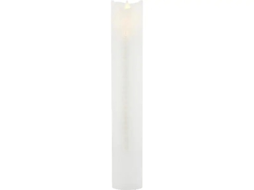 [90014533 868415] Sirius LED-Kerze Sara Adventskalender, Ø 4.8 x 29 cm, Gold/Weiss