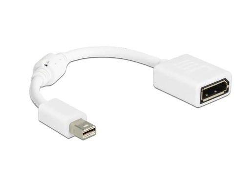[90014534 930751] Delock Adapter Mini-DisplayPort – DisplayPort weiss, 4K, 15cm