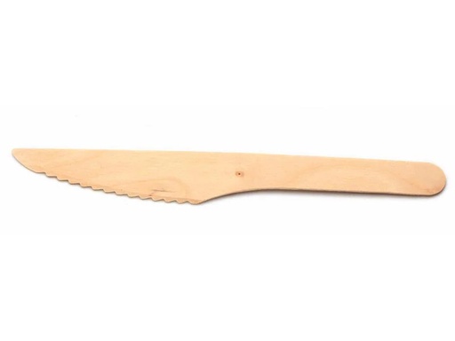 [90145597 1072859] Sier Einweg-Messer 100 Stück, Braun
