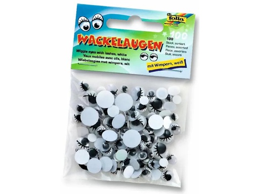 [90145620 643862] Folia Wackelaugen  100 Stück