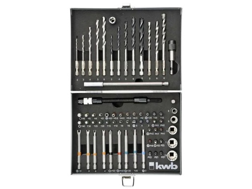 [90145726 493114] kwb Bohr- und Bitset Power Box 67-teilig