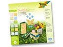 Folia Designpapier Block Blumen Mehrfarbig
