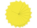URSUS Tonzeichenpapier 50 x 70 cm, 130 g/m², 10 Blatt, Zitrone