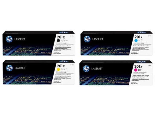 [90145804 524227] HP Rainbow Kit Nr. 201X (CF400X-CF403X) BL/C/M/Y