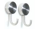 Trendform Haftmagnet PORTA Silber/Weiss, 2 Stück
