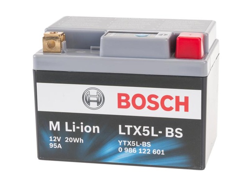 [90014563 563572] Bosch Automotive Motorradbatterie LTX5L-BS 1.6 Ah