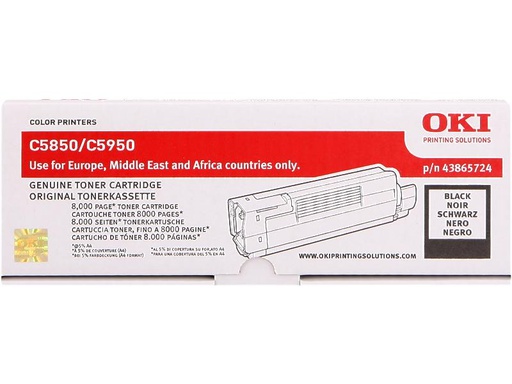 [90014568 64692] OKI Toner 43865724 Black